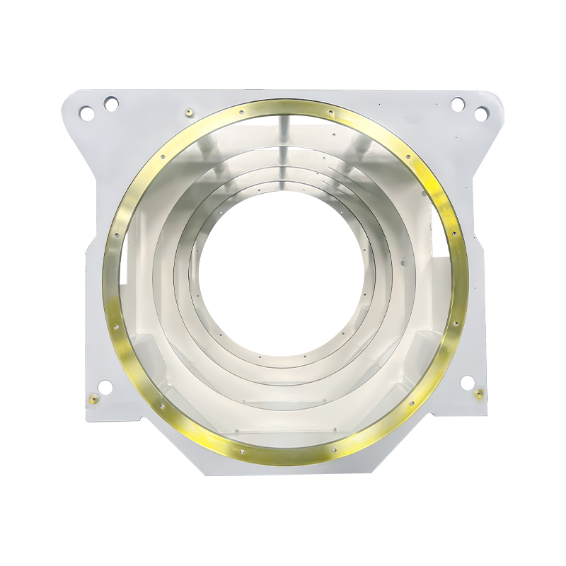 Firkantet cylindrisk motorramme