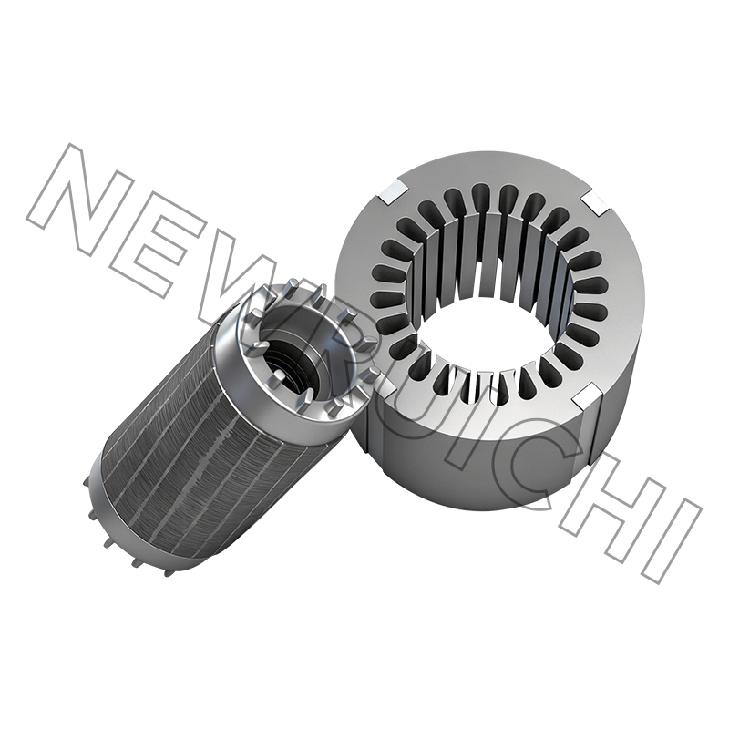 AC-motorstator og rotorkernesamling