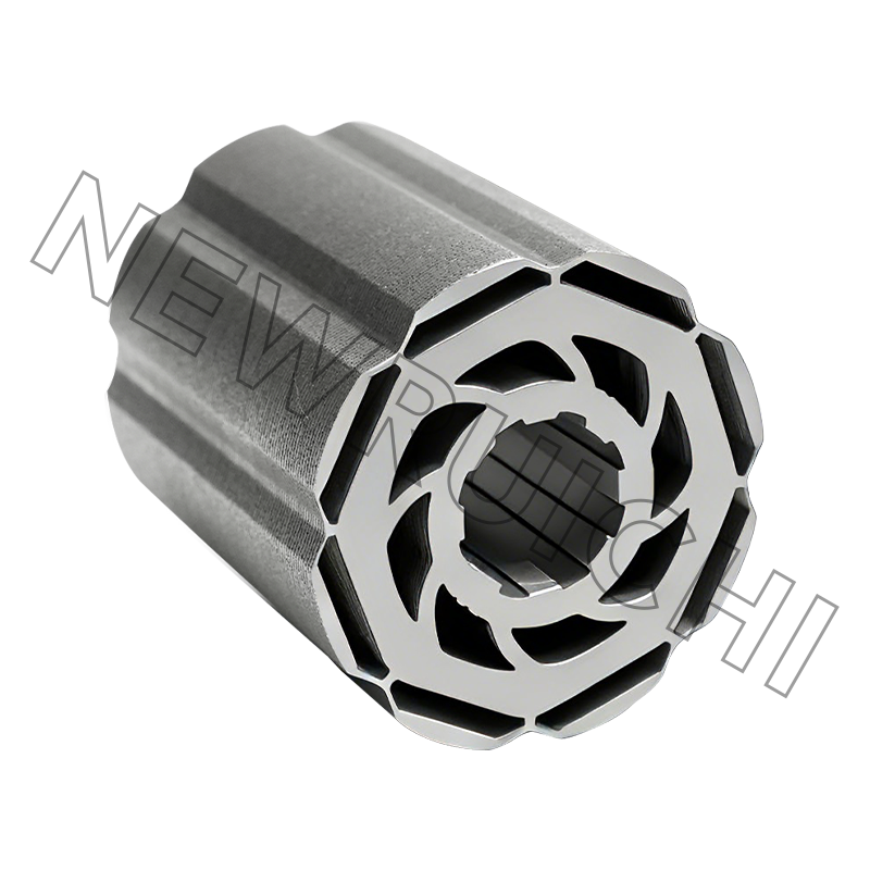 Servomotorstator og rotorkernesamling