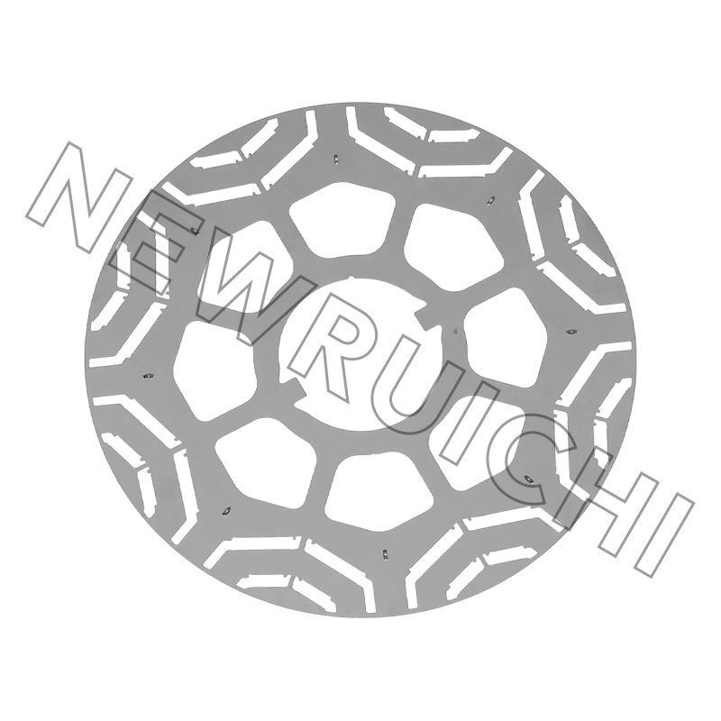 Laserskåret stator/rotor lamineringsprøve